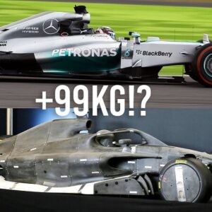 How much does an f1 car weigh