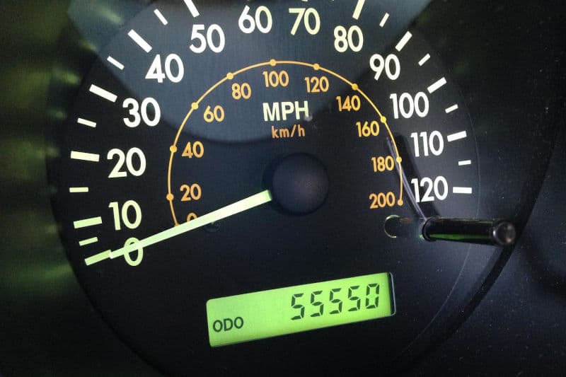 What is odometer reading