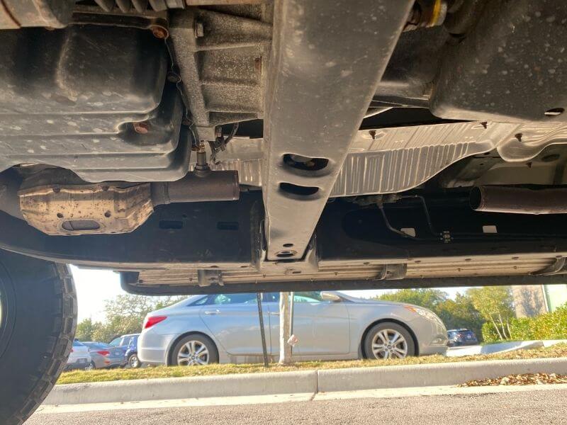 Catalytic Converters are in a Toyota Tundra