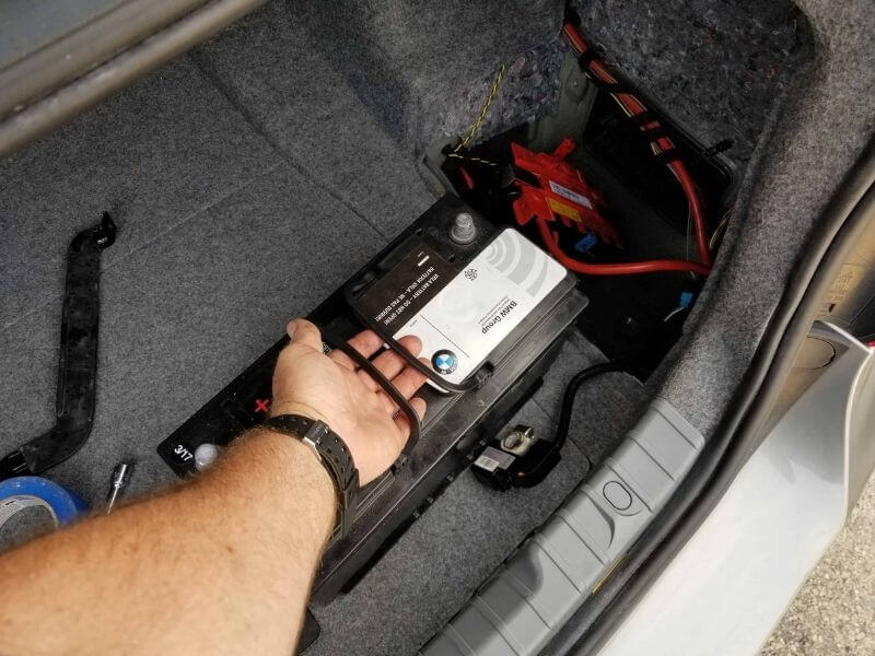 the battery in a BMW
