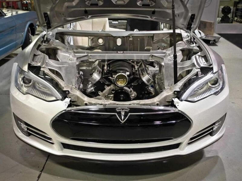  Tesla have an engine