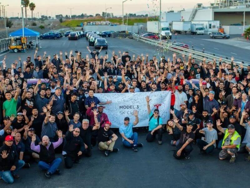 employees does Tesla have