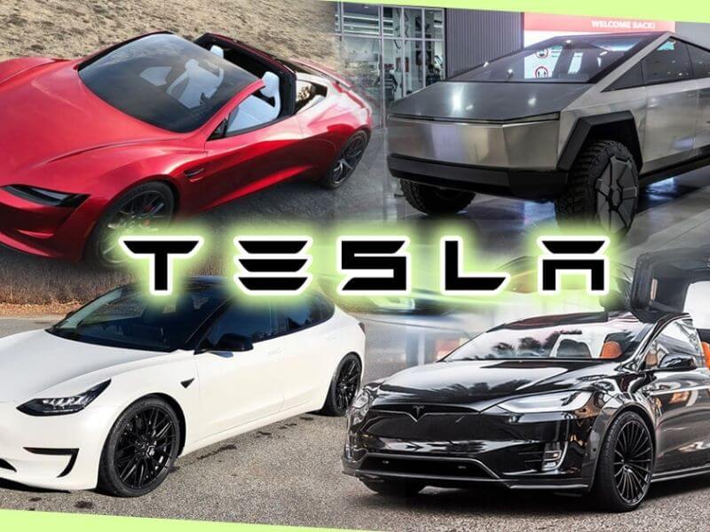 Tesla models are there