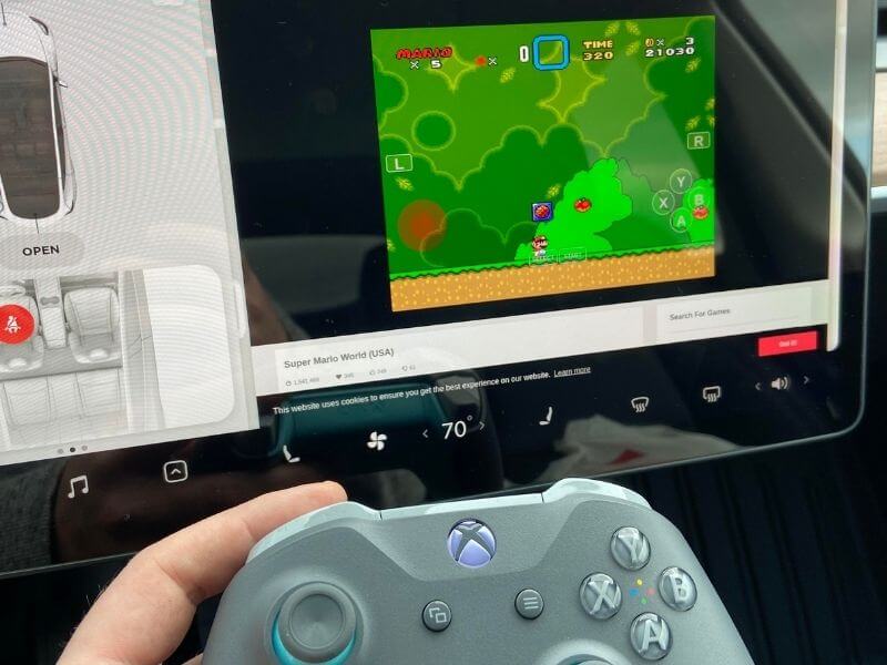  Xbox controller to Tesla model 3